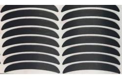 China Innocuous Black PTFE Plastic Sheet Double Sided Adhesive Mouse Slide Pads supplier