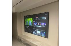 China 8K 3D Fixed Frame Screen Fresnel Anti Light Projector Screen supplier