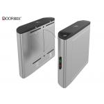 Fingerprint Access Control Flap Barrier Gate With 1200mm Passing Width for sale