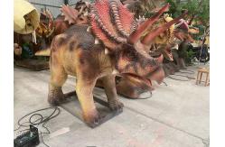 China Electric Triceratops Animatronic Dinosaur Model Infrared Control System supplier