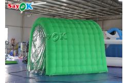 China 3x2x2.5mH Removeable Green Inflatable Disinfection Channel Isolation Tunnel supplier