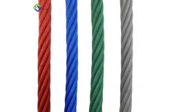 China UV Resistant Combination Wire Rope 6 Strand 16mm Polyester Customized supplier