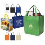 Eco Friendly Recyclable Non Woven Pp Bags Reusable With Strong Handles