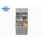 Single Wall Cardboard Power Wing Display Visual Merchandising Moomin Books With 8 Pockets