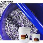 Transparent Epoxy Flake Floor Coating High Scratch Resistance For Heavy-Duty Use for sale