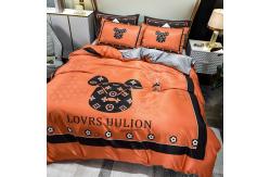 China 100% Polyester Wedding Four-Piece Kit Bedding Set For Hotel And Home supplier