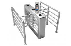 China Half Height 40cm Arm 40W SUS304 Access Control Turnstile Gate supplier