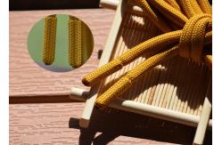 China Garments 5mm Round Polyester Drawstring Cord Metal And Fabric Ends supplier