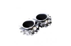 China Twin Screw Shaft And Screw Elements For Plastic Bag Extruder supplier