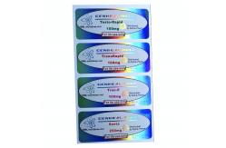 China vial Bottles Waterproof 10ml Glass Vial Labels supplier