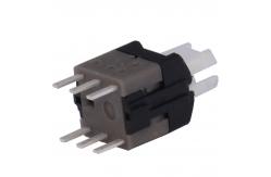 China Self Locking Unlocked DIP On Off SPST Push Button Switch supplier