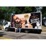 Advertising Full Color Mobile Truck LED Display P8 15625 Dots / Sqm Pixel Density for sale