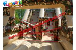China PVC Tarpaulin Inflatables Obstacle Course Military Boot Camp Challenge supplier