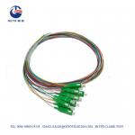 12 Core SC / APC 0.9mm Optic Fiber Patch Cord SM Multi Pigtail for sale