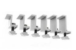 China End Clamp Of Solar Roof Mounting Systems With Cutting / Drilling / Punching supplier