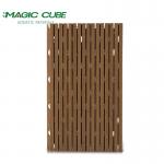 Stylish Decorative MDF Auditorium Sound Natural Indoor Grooved Mdf Panel Design For Banquet for sale