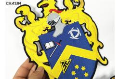 China 10 Inch Tall Embroidered Badge Patch , Large Morale Back Patches supplier