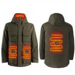 Electric Rechargeable Heated Clothes Heated Jacket For Men With Battery Pack