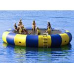 Custom 1000D DWF Water Toys Aqua Jump Inflatable Water Trampoline/ Floating Water Trampoline for sale