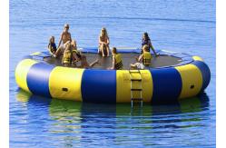 China Custom 1000D DWF Water Toys Aqua Jump Inflatable Water Trampoline/ Floating Water Trampoline supplier
