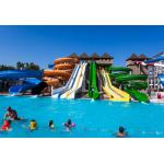 Height 5-12 Meters Water Park Slide Swimming Pool Set Customized