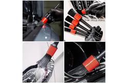 China Polypropylene Car Detailing Brush Set 5pcs For Interior And Exterior supplier