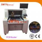 Double Station PCB Router Depaneling Machine with Auto Routing Bit Checker for sale