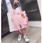 Fold Over Ladies Canvas Handbags Eco Canvas Bags