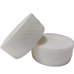 White Woven Jacquard Webbing Roll 4.5cm Wide Poly Cotton Webbing for sale
