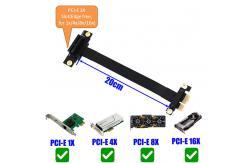 China High Quality PCI-E PCI Express 36PIN 1X Extension Cable supplier