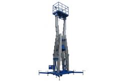China 16m Multi Mast Aluminum Aerial Work Platform with 150KG Loading Capacity supplier
