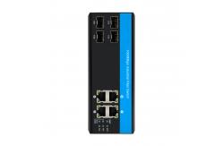 China RoHS 4 Port Gigabit Ethernet Switch , Standard Poe Switch Auto MDI / MDIX supplier