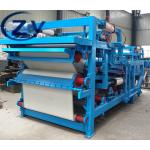 Cassava Fiber Dewatering Belt Press Machinery Carbon Steel Low Power Consumption for sale