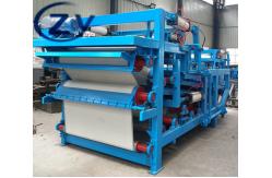 China Cassava Fiber Dewatering Belt Press Machinery Carbon Steel Low Power Consumption supplier