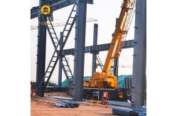 China Galvanized Steel Frame Warehouse Building With H Section Structure supplier