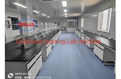China School Science Experiments Chemistry Heating Lab Workbench with Reagent Rack supplier