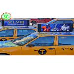 Waterproof Car LED Sign Display Outdoor Full Color Taxi Roof Screen Double Side for sale