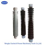 Electrical Post Ceramic Insulators Outdoor Anti Pollution Top M16 Flange for sale