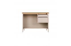 China Side Storage Steel Executive Desk Computer Desk MDF Top Boss Table Adjustable supplier