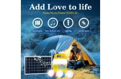 China OEM 10000Hrs 9W 6V 3 Light Solar System For Electricity Lack Areas supplier