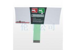 China Smooth And Accurate Control PC Backlight Membrane Switch With ZIF Connector Tail supplier