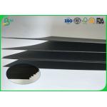 FSC Certificted 120g - 400g Cardboard Paper Roll / Uncoated Black Card Board For Printing Name Cards for sale