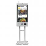 Restaurant Wall Mount Food Ordering Kiosk 27 Inch Touch Screen for sale
