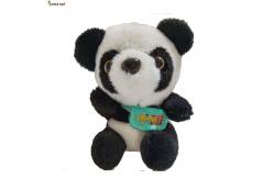 China Customization Logo Rings Key Chian Toys With Bee And Panda Keychain supplier