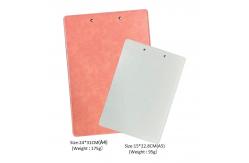 China Sublimation Folders File Clipboard Blank Custom Logo A4 A5 PU Leather Sublimation Clipboards supplier