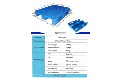 China 1000x800 Stackable Plastic Pallet HDPE Moisture Resistant For Medical supplier