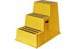 China Polyethylene Heavy Duty Industrial Plastic Single Step Stool Safety Non Slip supplier