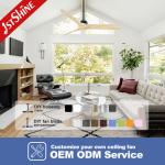 Wooden Blade Ceiling Fan with Remote Class A Energy Efficiency and Modern Design