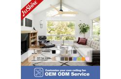 China Wooden Blade Ceiling Fan with Remote Class A Energy Efficiency and Modern Design supplier