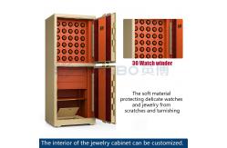 China Intelligent Luxury Jewelry Safe Cabinet Multi-Layer Storage Tray Home Security supplier